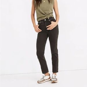 Madewell perfect vintage jean in black